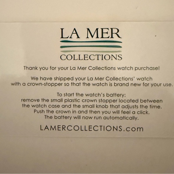 La Mer Watch - Picture 3 of 3